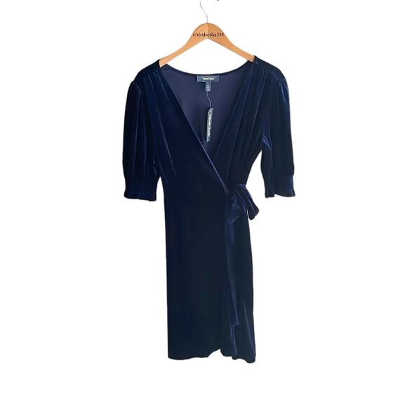 ModCloth Wrapped in Elegance Velvet Mini Dress - Picture 2 of 14